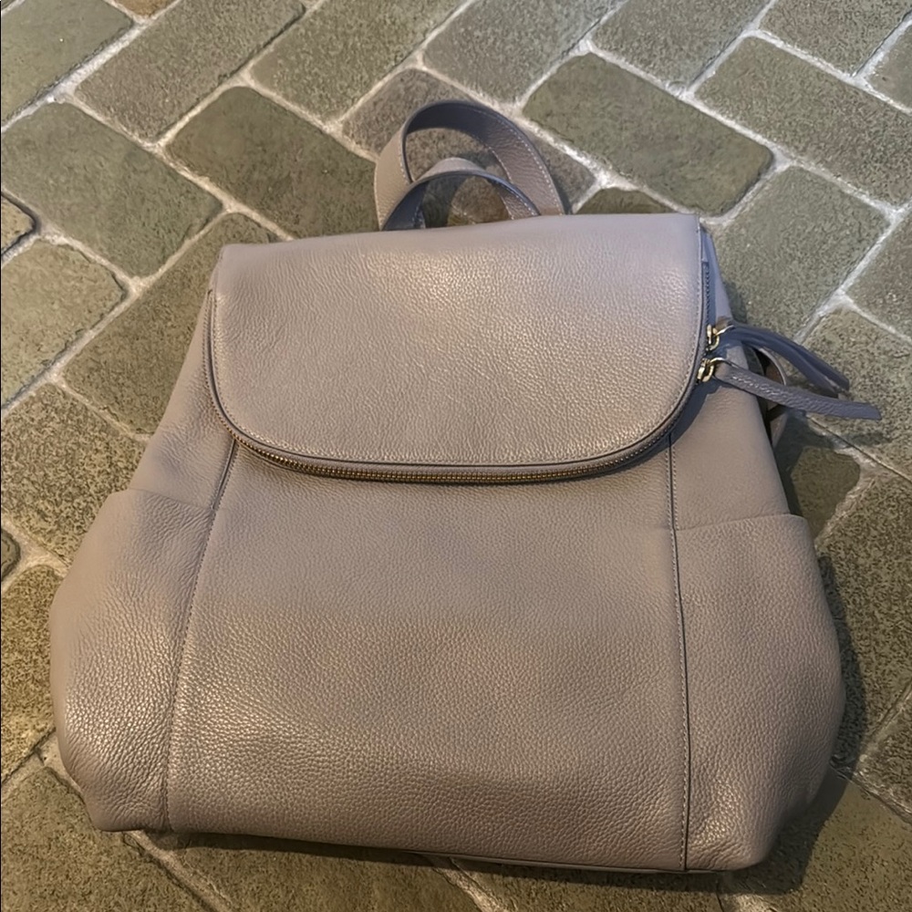 Nordstrom Gray Convertible Backpack Minimalist Design